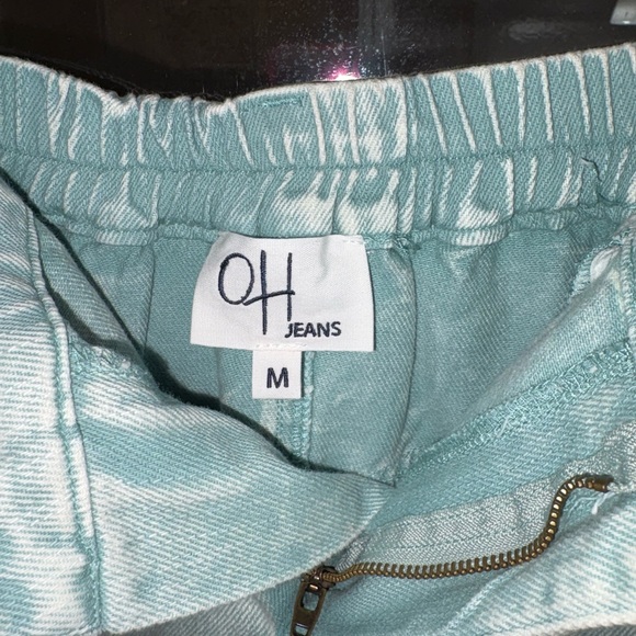 Oli & Hali Mint Plaid Floral Patchwork Ruffle
Denim Maxi Skirt size Medium - Picture 9 of 9